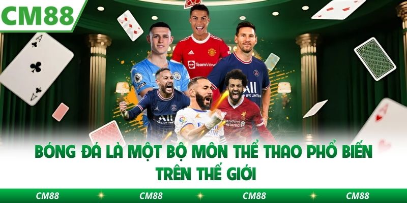 Bóng đá là một bộ môn thể thao phổ biến trên thế giới