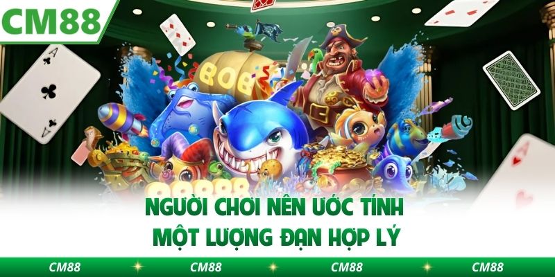 Người chơi nên ước tính một lượng đạn hợp lý